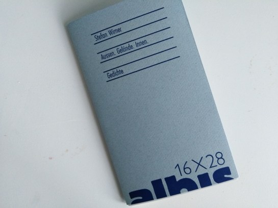 Aussen. Gelände. Innen." Erschienen bei officin albis in München